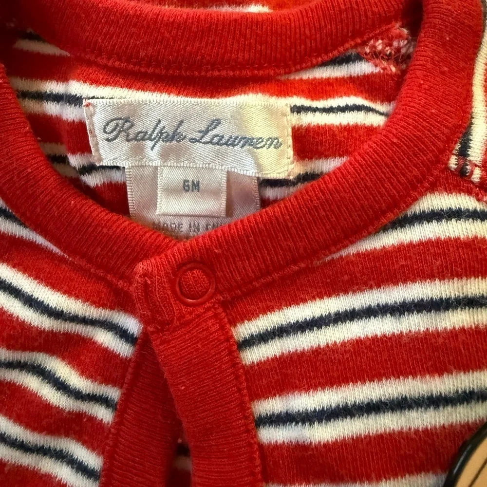 Ralph Lauren Footed Romper